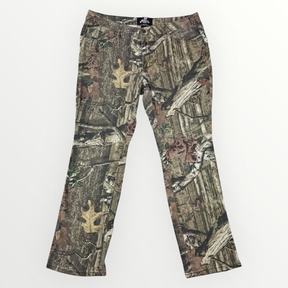 Mossy Oak Break-Up Infinity Womens Camo Hunting Stretch Pants Camouflage Sz 16
